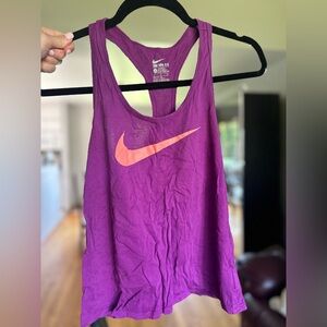 Nike, size Small, color purple. The Nike Tee, tank top